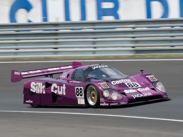 The Jaguar XJR-12 ran at the 2018 Le Mans Classic, posting the fastest qualifying time in the Group C category.
