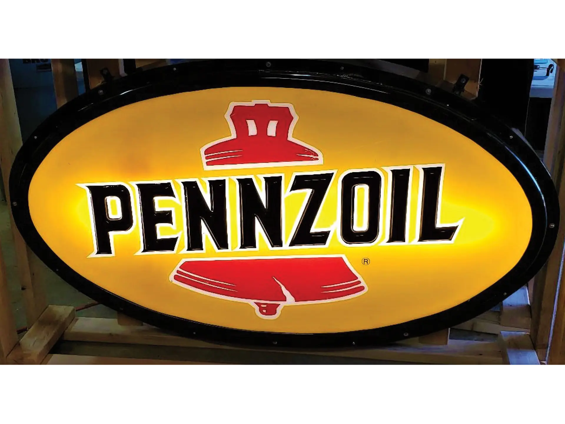 Pennzoil Backlit Sign | Auburn Fall 2018 | RM Sotheby's
