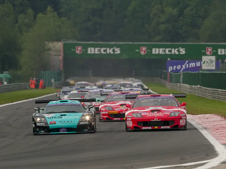 En route to 1st overall at the 2004 24 Hours.
of Spa