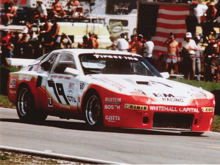 The 924 GTR at speed during the 1984 12 Hours of Sebring.
