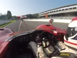 Emanuele Pirro drives the Alfa Romeo Tipo 33/3 at the 2018 Spa Classic.