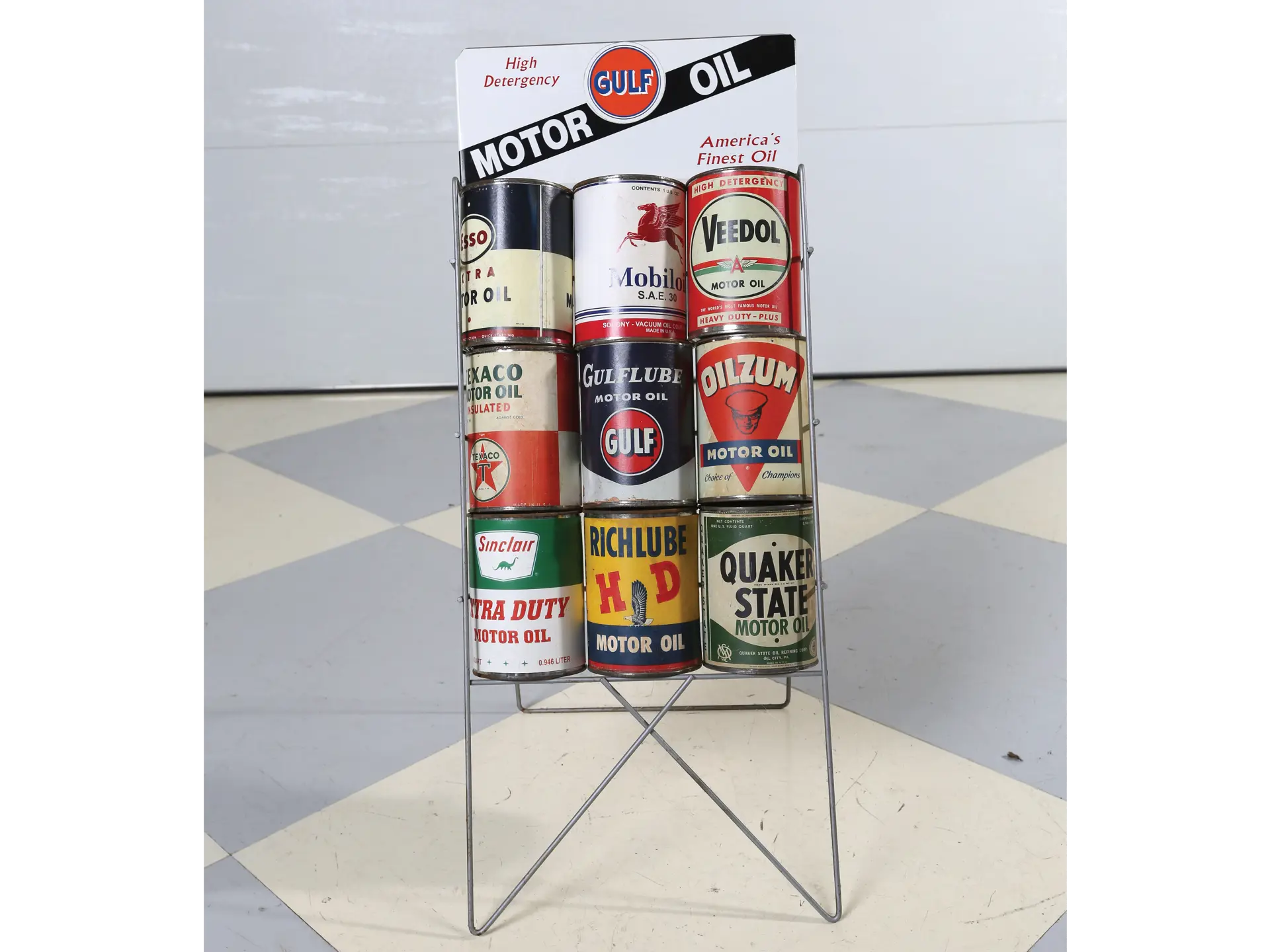 Shell Motor Oil Rack Gulf Motor Oil Display Rack | Auburn Fall 2015 | RM Sotheby's