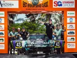The Tuthill-prepared Porsche 911 SC 'Safari' on the 2022 East African Safari Classic, driven by Ken Block.