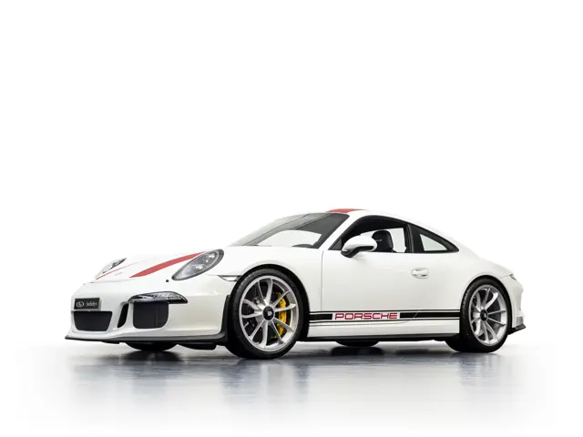 1/43 Porsche 911 R 2016MY ホワイト&レッドストライプ 1/43 Porsche 911 R 2016MY ホワイト&レッドストライプ