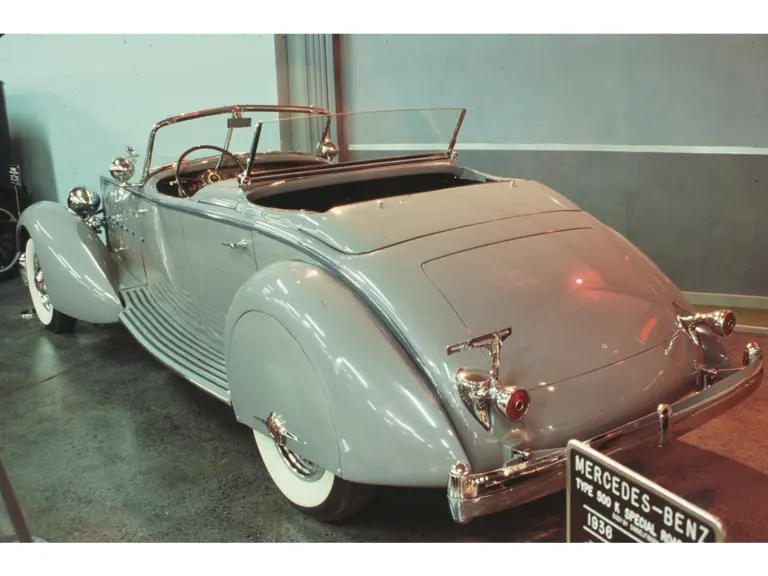 The LeBaron Sport Phaeton, restored, on display at Harrah's Automobile Collection in 1978.