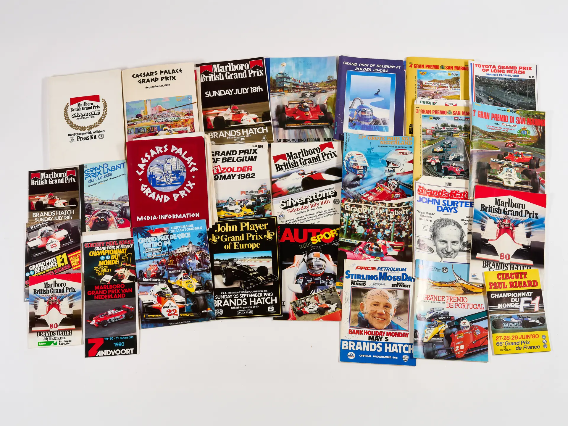 Rob Walkre Racing 1980-1984 Formula 1 Racing Programmes | The February Memorabilia Sale ...