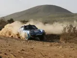 The Tuthill-prepared Porsche 911 SC 'Safari' on the 2022 East African Safari Classic, driven by Ken Block.