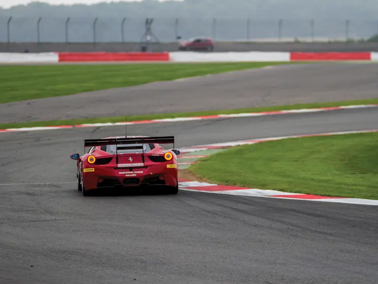 The 458 Challenge at Silverstone in September 2014.