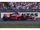 Defending Formula 1 World Champion Jacques Villeneuve gives the new-look FW20-03 its competitive debut during the 1998 season-opening Australian Grand Prix at Albert Park.