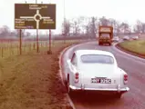 Chassis 2147/R captured in the late 1960s at a roundabout near Newport Pagnell.