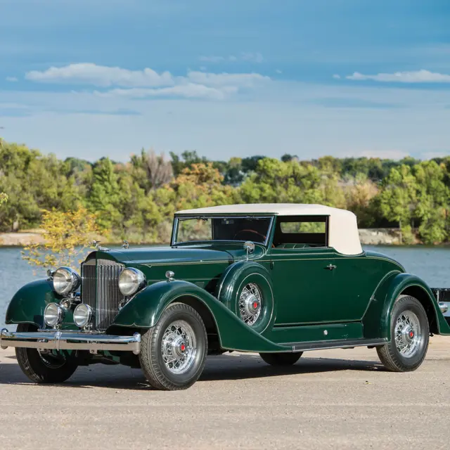 「Ｓｐｅｃｔａｔｏｒ ｖｏｌ．３４（２０１５　ＳＰＥ」 1934 Packard 1104 Super Eight Coupe Roadster | Arizona 2017