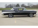 Mecum shoot in Bloomington IL. 1957 Chevy Restomod, owner Terry Woitz.