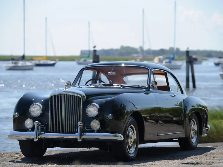 Car shot for RM for London auction.  Car belongs to Dennis NIcotra.   Packard Convertable V12, LF11, R115, 1956 Bentley Continential