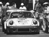 Sporting red bumpers and representing Cefalù Corse, the RS 3.0 entered the gruelling Targa Florio road race in 1975.