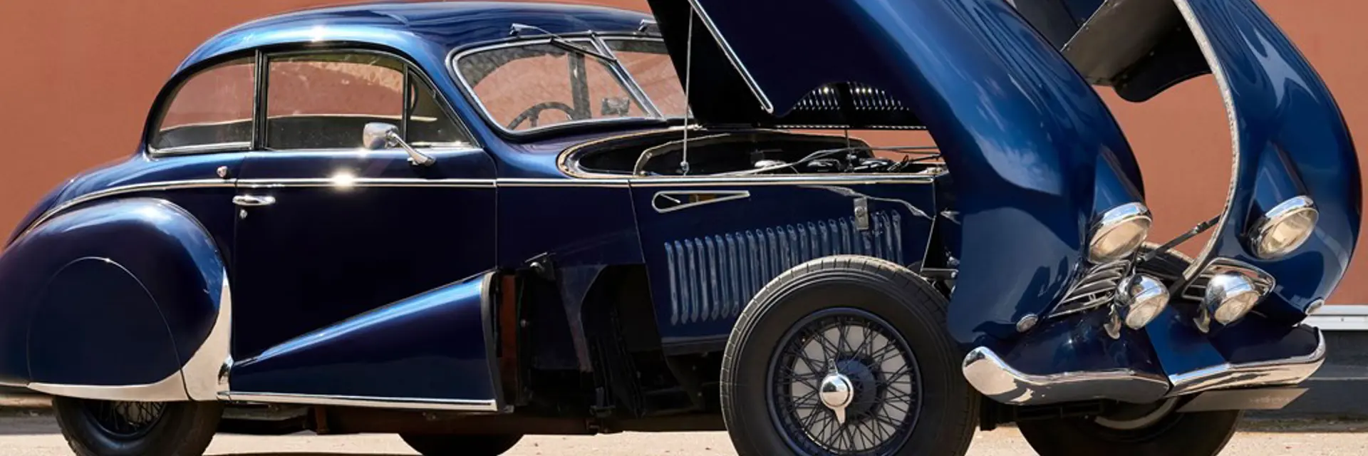 1948 Delahaye 135 M Coupé by Antem offered at RM Sothebys The Guikas Collection live Auction 2021