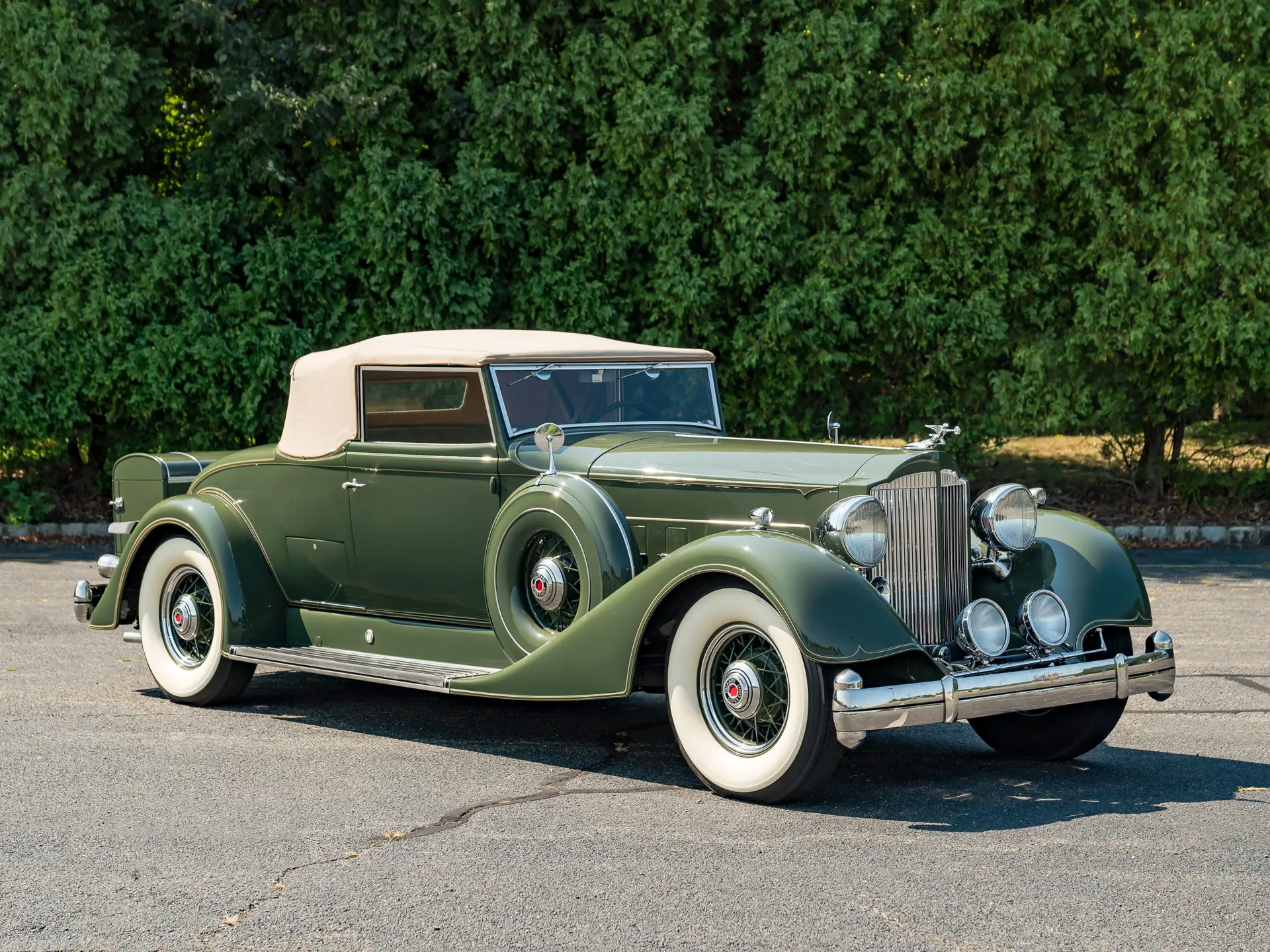 1934 Packard 1104 Super Eight Coupe Roadster | Hershey 2022 | RM