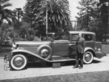 J. Gerald Kirchhoff with his creation when it was new.