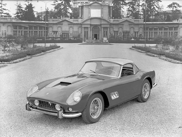 Press photos for the new Ferrari 250 GT SWB California Spyder.