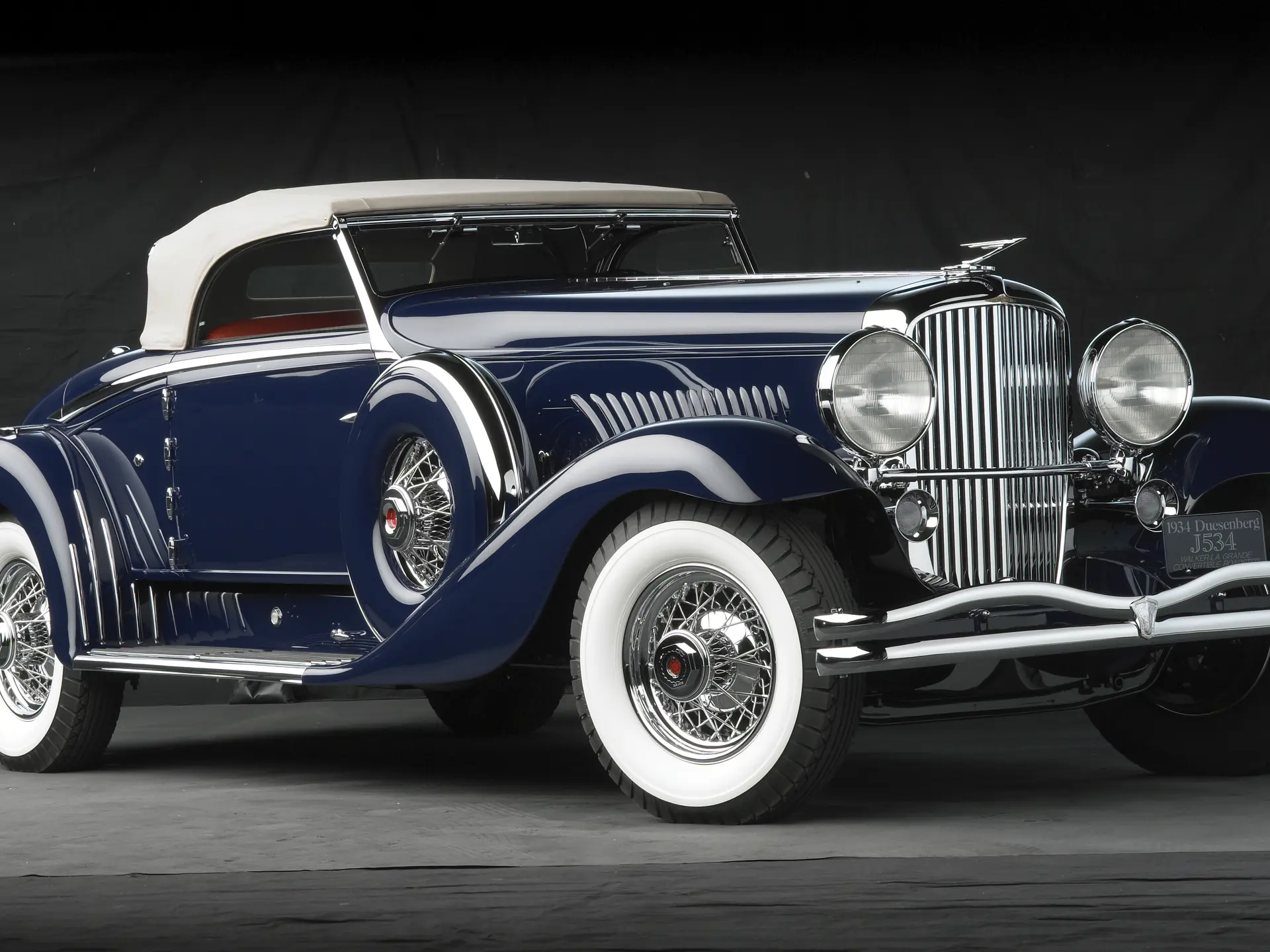 新品本物 1934 Duesenberg J Walker LaGrande C.C. Convertible Coupe タイヤ・ホイール
