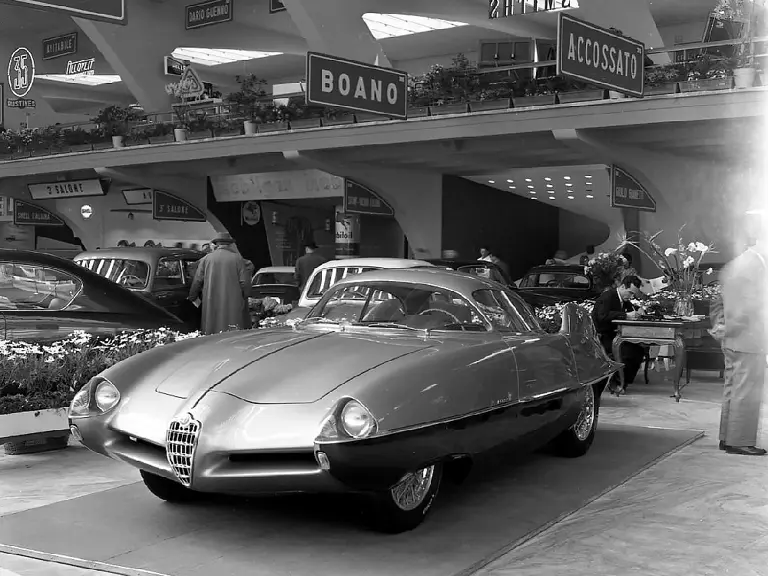 Alfa Romeo B.A.T. 9d, Turin Automobile Salon, 1955. - Courtesy of The Klemantaski Collection