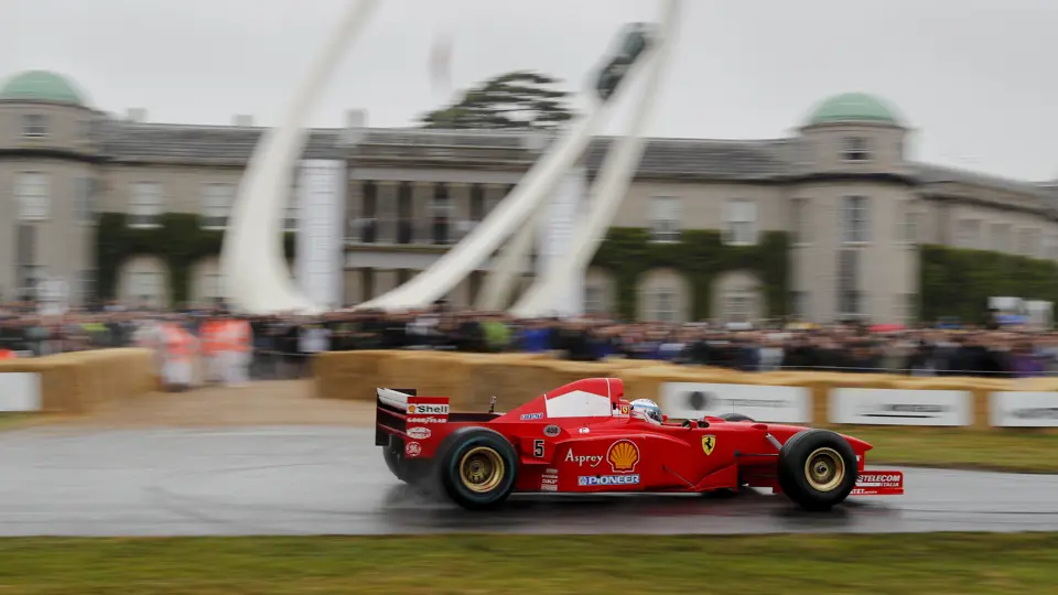 The Ferrari F310 B was driven at the 2019 Goodwood Festival of Speed, where former British Formula Three Champion Robbie Kerr took to the famous Hill in celebration of Michael Schumacher’s 50th birthday.