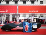 This Lotus Eleven crossing the podium at the 2021 Mille Miglia.