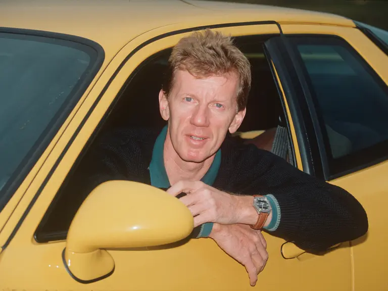 Water Röhrl with the 968 Clubsport.