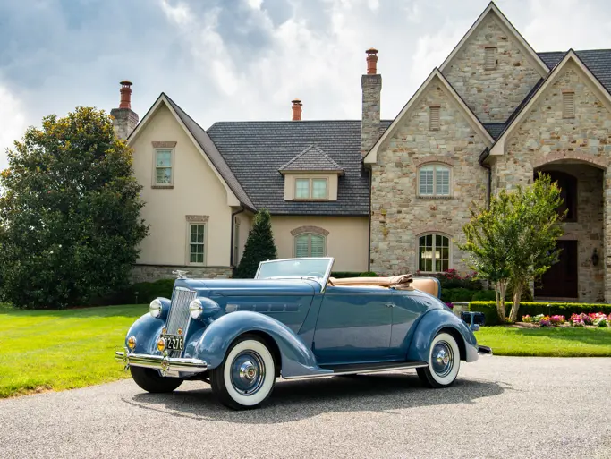 1936 Packard One-Twenty Convertible Coupe: market value and price history
