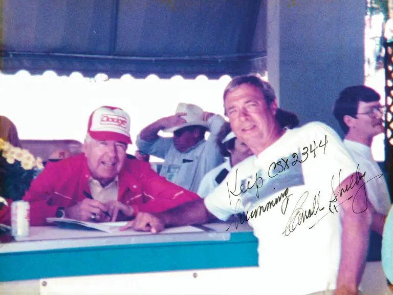 Carroll Shelby and Robert Lindauer Sr.