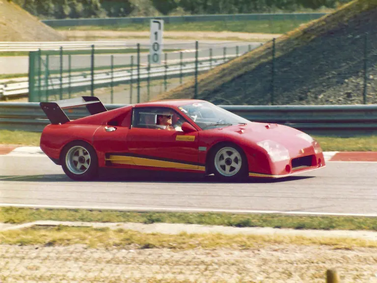 Chassis number 001 competed for Écurie Francorchamps and, appropriately, is seen here at Spa-Francorchamps in 1987.