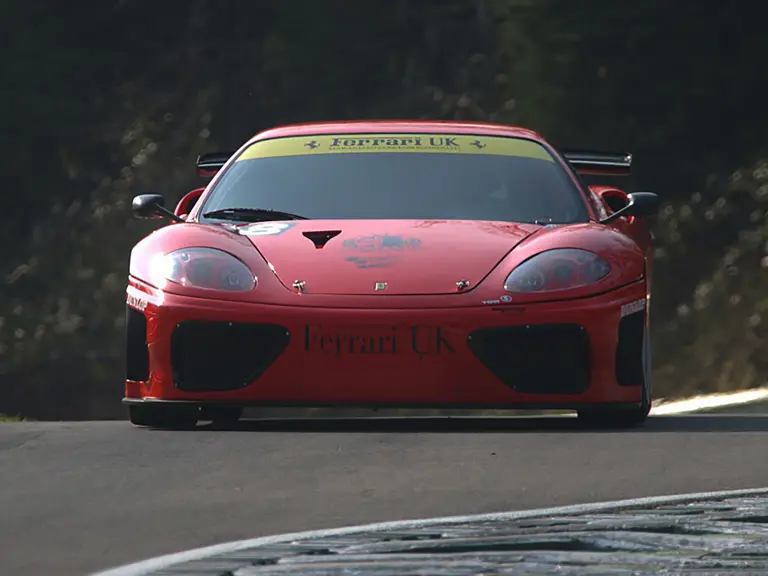 011 M as seen during a test in March of 2002 at Brands Hatch.