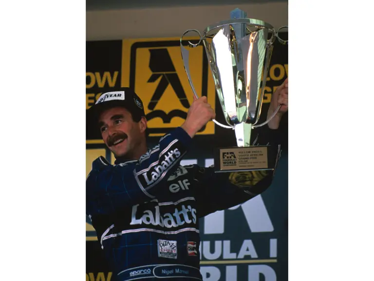 South African GP Kyalami 1992
Podium Nigel Mansell Williams FW14B wins the race
© Formula One Pictures / Picture by John Townsend. Office tele (+36)26 322 826 mobile (+36) 70 776 9682. UK Mobile +44 7747 862606 www.f1pictures.com.
Vat Number 221 9053 92
 
 
  South African GP Kyalami 1992
Podium Nigel Mansell Williams FW14B wins the race
© Formula One Pictures / Picture by John Townsend. Office tele (+36)26 322 826 mobile (+36) 70 776 9682. UK Mobile +44 7747 862606 www.f1pictures.com.
Vat Number 221 9053 92