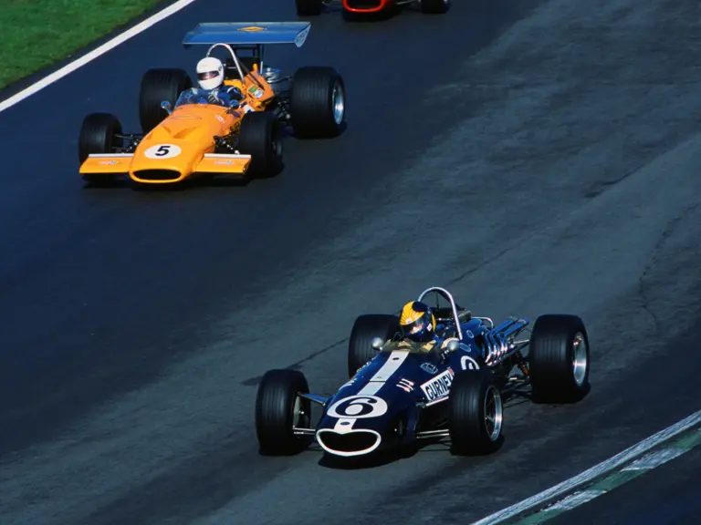 Chassis no. 103 as seen in historic racing in the UK in 2001.
