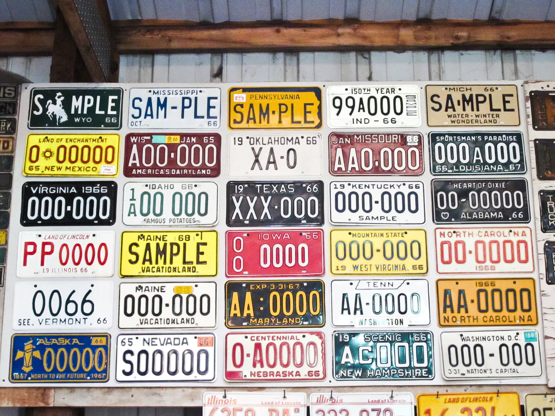 Lot of Assorted Sample Plates - 1966 | The Lee Roy Hartung Collection ...