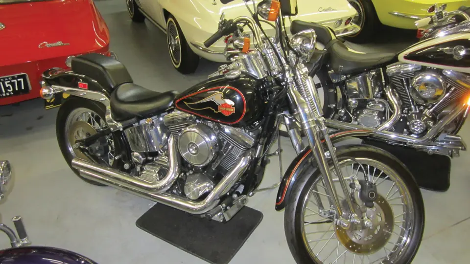 1988 Harley Davidson Springer Sofftail 85th Anniversary Las Vegas Premier Motorcycle Auction RM Sotheby s