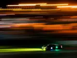 The 488 GTE is driven through the night at the 2017 24 Hours of Le Mans.