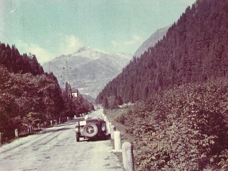 Chassis no. 8513001 as seen in Switzerland in the early 1950’s.