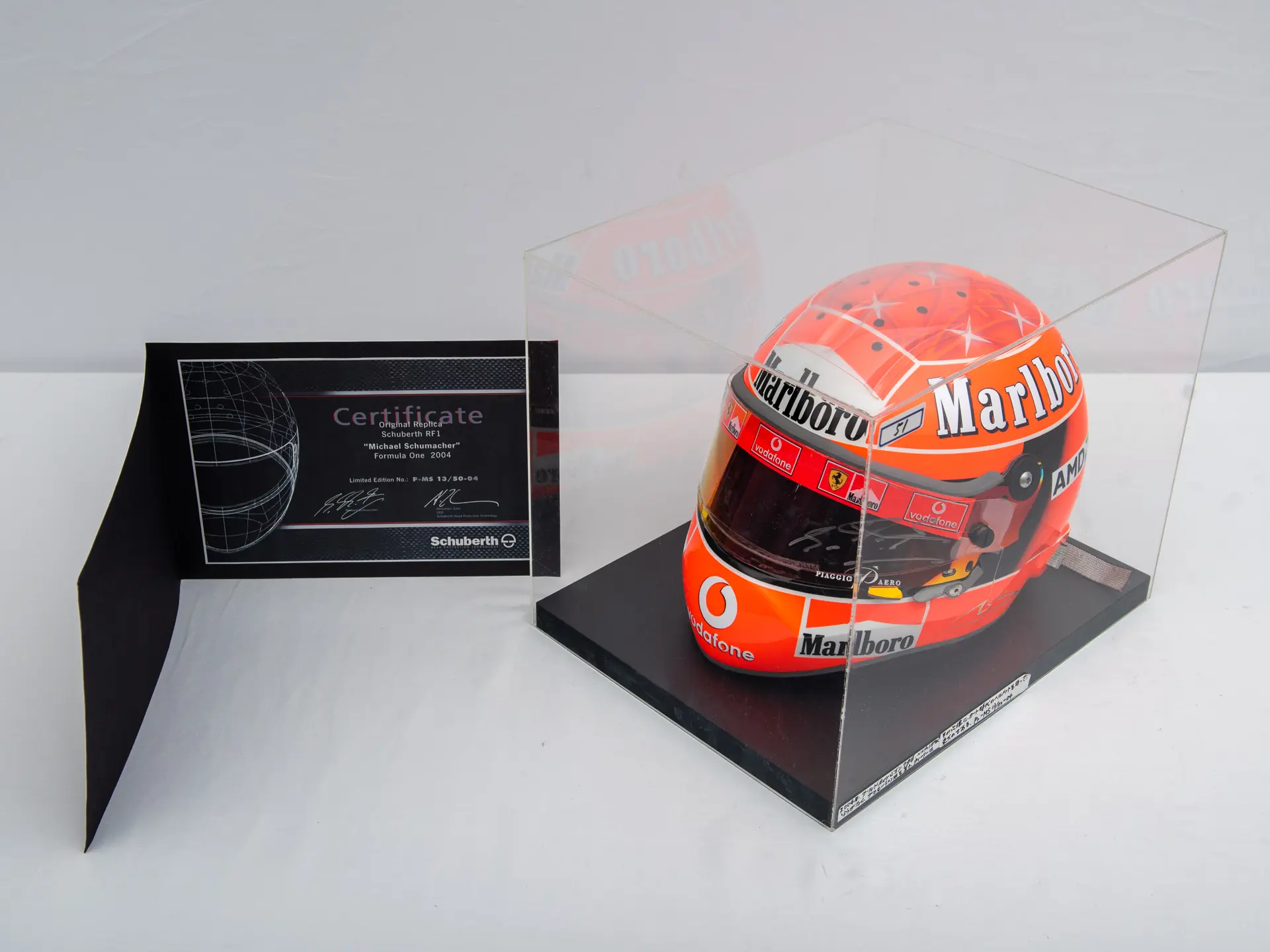 2004 Michael Schumacher Schuberth Scuderia Ferrari Formula 1