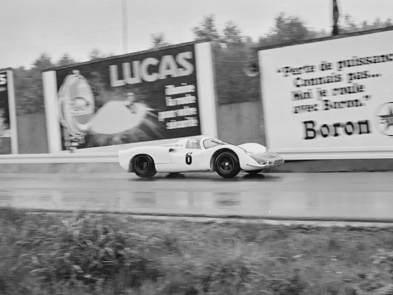 Chassis no. 908-010 at the 1968 Spa 1000 KM.