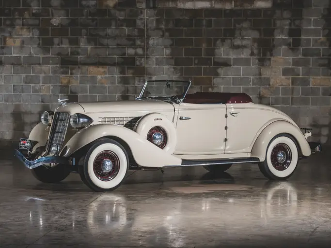 1935 Auburn 851 Custom Cabriolet: market value and price history