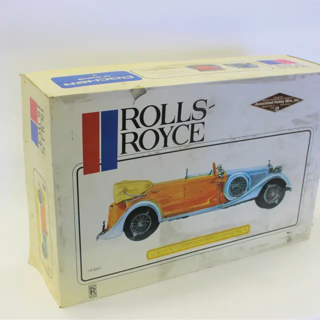 1934 Rolls-Royce Phantom II Torpedo Cabriolet, 1:8 Scale Model by