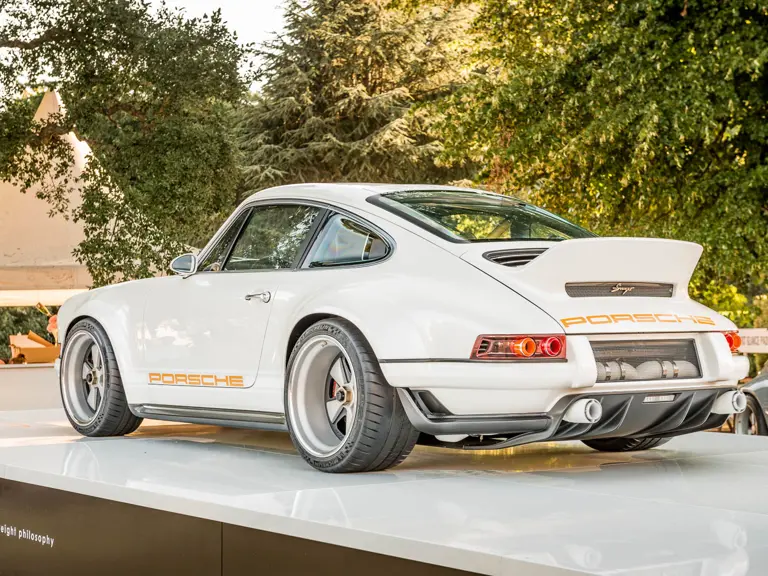 DLS EP1 upon the model's unveiling at hte 2018 Goodwood Festival of Speed.