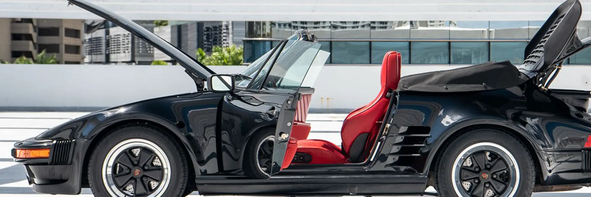 1987 Porsche 911 Turbo FlatNose Cabriolet available at RM Sothebys Online Only Open Roads May Auction 2021