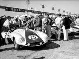 Chassis no. 0510 M awaits the start of the 1955 12 Hours of Sebring.