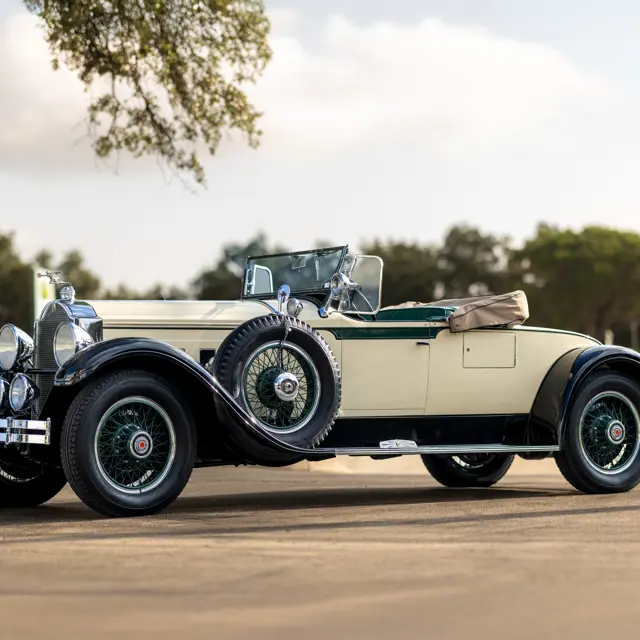 1929 Packard 640 Custom Eight Roadster | Hershey 2025 | RM Sotheby's