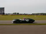 The Lotus is pictured competing in the Whitsun Trophy at the 2023 Goodwood Revival.