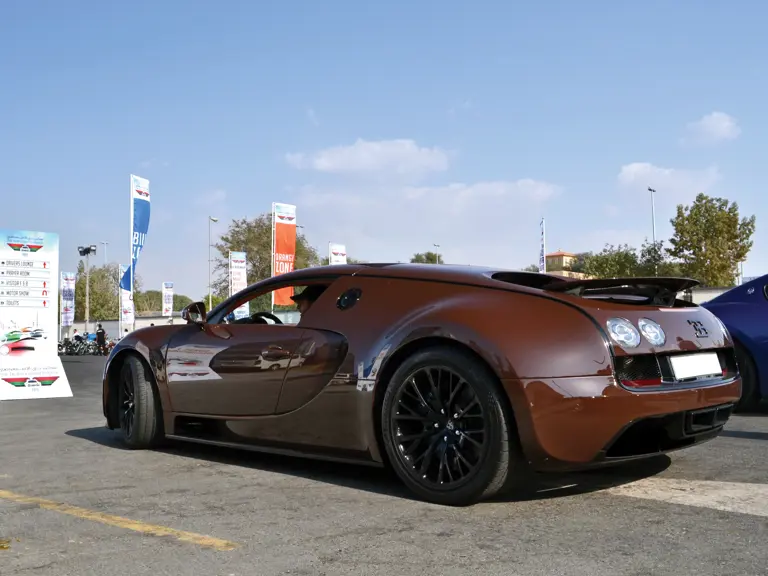 The Veyron at the Dubai Grand Parade in November of 2013.