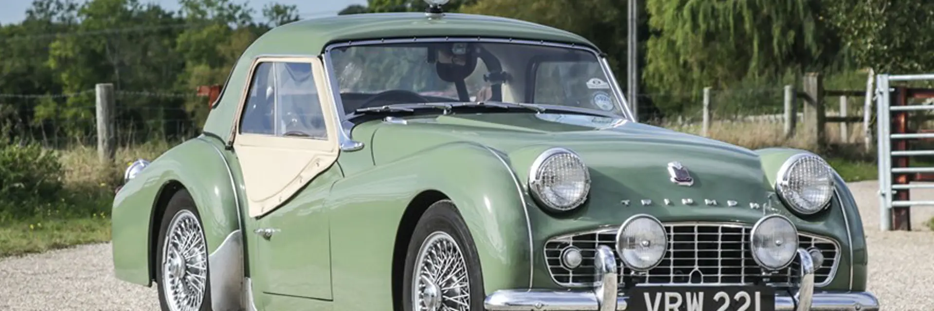 1958 Triumph TR3A Works Rally Car available through RM Sothebys Private Sales Division 2021