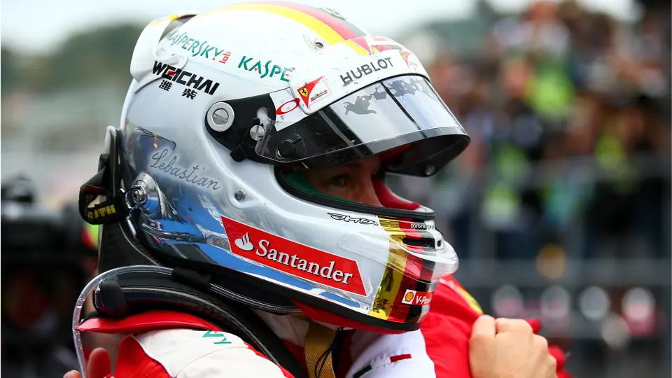 Fernando Alonso at the end of the Russian Grand Prix, where he finished in 2nd place.