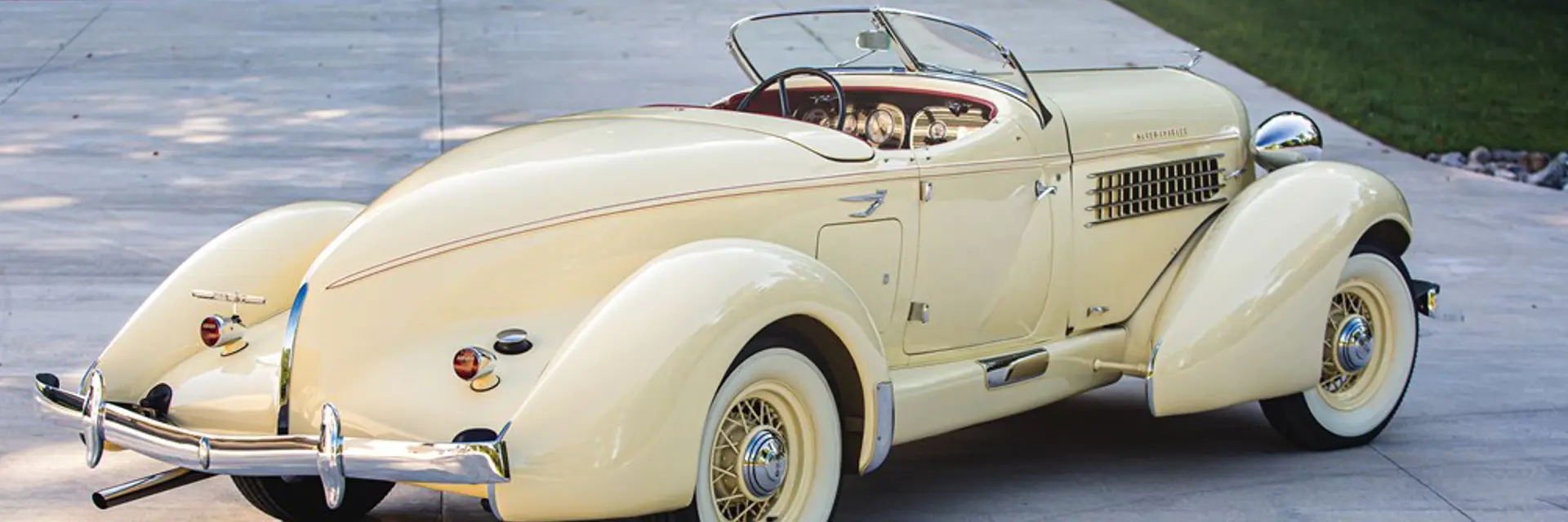 1935 Auburn Eight Supercharged Speedster offered at RM Sothebys The Elkhart Collection live auction 2020